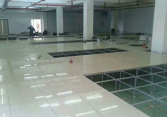 惠陽500平米陶瓷防靜電地板工程